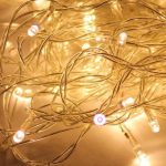 Гирлянда LED 100LED, 10,8м, 8 режимов, белая, КОСМОС (1/50)