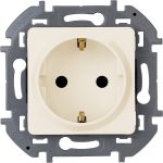 Legrand INSPIRIA Слоновая кость Розетка 2К+З - немецкий стандарт - 16 А - 250 В (1/20)