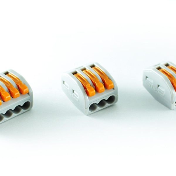 Клеммный соединитель для р/к до 4 мм 3 аналог "WAGO" (50)