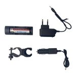 Фонарь ручной аккум LED SK-98-T6 (XM-L) 8000W, 1COB, аккум +ЗУ zoom, комуф — изображение 2