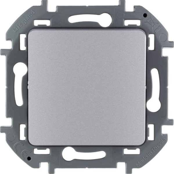 Legrand INSPIRIA Алюминий Переключатель промежуточный - винтовые клеммы 10 AX - 250 В