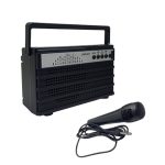 Колонка с микрофоном ZQS-1437 фонарь 20 ламп, солнечная батарея, Bluetooth