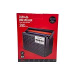 Колонка с микрофоном ZQS-1437 фонарь 20 ламп, солнечная батарея, Bluetooth