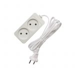 Удлинитель 2 б/з  1,5м ПВС 2200Вт СОЮЗ (1/60)