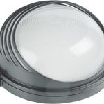 Светильник баня НПБ 60 Вт круг чёрный ресничка НПБ1307 IP54 TDM (1/12)