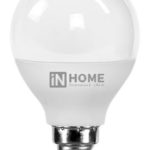 Лампа LED шар  6.0Вт Е-14 4000К 220V 480Лм ШАР-VC IN HOME (10/100)