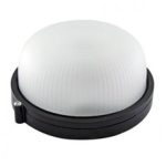 Светильник баня НПБ 60 Вт круг чёрный НПБ 1301 пылевлагозащищенный TDM (1/12)