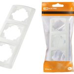 Рамка 3-ая горизонт Онега TDM белая (10)