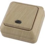 Выключатель 1 кл с/п Ладога TDM сосна о/у (10)