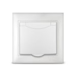 Розетка 1 с/з с крышкой Севиль Универсал (10/200)