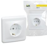 Розетка 1 с/з с/ш РСш 10-3-ВБ IEK ВЕГА с/у