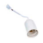 Патрон Е27 термопластик подвесной с клеммной колодкой белый UNIVersal (10/50/200)