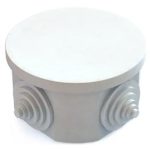 РК под гофру круг 65*40  ОП IP54  4 входа с  крышкой инд. штрихкод TDM (10/180)