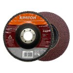 Круг лепестковый шлифовальный Ø125мм P40-A Кратон (10)