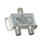ТВ Разветвитель 2 (краб) на 2 ТВ под F разъём 5-1000МГц PROconnect