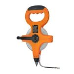 Рулетка (мерная лента) 30м*13мм, фибергласовое полотно, открытый корпус, штык для фиксации Рубин TDM