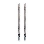 Пилки для лобзика по дереву KRANZ T301DL 132мм 6 з/д 6-85мм (2шт/уп)