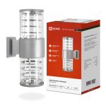 Светильник уличный двухсторонний НБУ ART-2*A60-GR алюм под 2*А60 Е27 серый IP65 IN HOME (1/30)