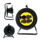 Катушка для удлинителя 250мм 4 розетки с/з  с крышками Москва) (2)