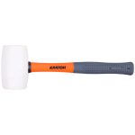 Киянка (молоток резиновый)  900гр белая, фиберглассовая обрезиненная ручка КРАТОН