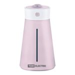 Портативный увлажнитель воздуха "Ареал мини", 0,38 л, RGB, насадки: вентилятор, ночник, розовый, TDM