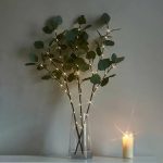 Декоративное изделие ВЕТКИ ЭВКАЛИПТА 60см, 3 ветки, 30LED, 3*AA