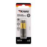 Бита Torx T-27*50мм для шуруповерта (2шт/уп) KRANZ
