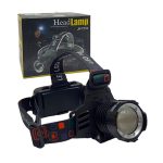 Фонарь налобный аккум LED RE-980-TG 1ярк+2аккум+шнур TYPE-C, zoom