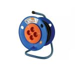 Удлинитель на катушке 4 гн. б/з 20м ПВС 1300Вт Народный TDM (1)