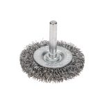 Щетка дисковая для дрели 50мм витая стальная проволока KRANZ