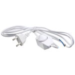 Шнур для бра с диммером (регулятор света) белый (1/50/500)