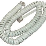 Удлинитель телефонный витой (для телефонной трубки)  4 м (белый) RJ-10 (4P-4C) REXANT