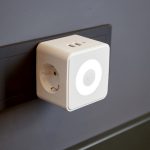 Разветвитель двойник REXANT 2 с/з +2 USB-A 2,4A+USB TYPE-C 3A с ночной подсветкой, белый