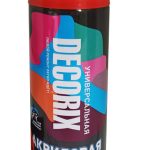 Аэрозольная эмаль DECORIX хром золото металлик 520мл