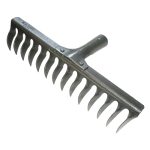 Грабли витые 14 зубьев, рельсовая сталь б/ч (1/48)