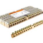 Шина "N" нулевая 6x9мм 20/1 (20 групп/крепеж по центру) TDM (10)