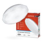 Светильник настенно-потолочный LED 48Вт 6500К 230V DECO 4320Лм 3380*55мм IP40 ДАЙМОНД IN HOME (20)