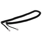 Удлинитель телефонный витой (для телефонной трубки)  4 м (черный) RJ-10 (4P-4C) REXANT