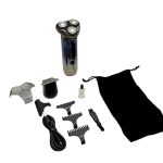 Бритва эл. АГИДЕЛЬ 320AC аккумуляторно-сетевая 5Вт, 3-х ножевая, LCD-дисплей