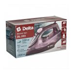 Утюг DELTA DL-353 2400Вт пар, керамическая подошва, антинакипь, коричневый (1/10) — изображение 2