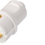 Вилка с/з В16-379 белый 16А IP20 Беларусь (12/96)