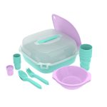 Набор посуды для пикника №23 «Семейный» (4 персоны, 23 предмета)