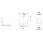 Переключатель стеклоподъемника клавишный 12V 20A (5с) (ON)-OFF(ON) черный (ASW-01) REXANT