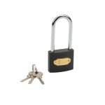 Замок навесной 50мм длинная дужка ЧУГУН ЧЕТЫРЕ СЕЗОНА (1/6)