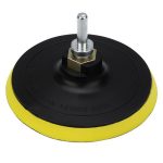 Насадка для дрели и УШМ с липучкой и адаптером 125мм 10мм, мягкая KRANZ