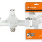 Переходник Е27 -3*Е27  белыйTDM (1/50)