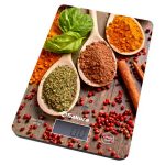 Весы кухонные электронные SAKURA SA-6077DS 8кг СПЕЦИИ/темное дерево