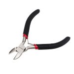 Бокорезы (кусачки) мини 120мм никелированные, обливные рукоятки, авторазжим REXANT (1/10)