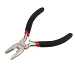 Пассатижи (плоскогубцы) мини 120мм никелированные, обливные ручки, авторазжим REXANT (1/6)