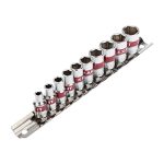 Набор торцевых головок 1/4 10 пр шеститигранные CrV 4-13мм REXANT (1)